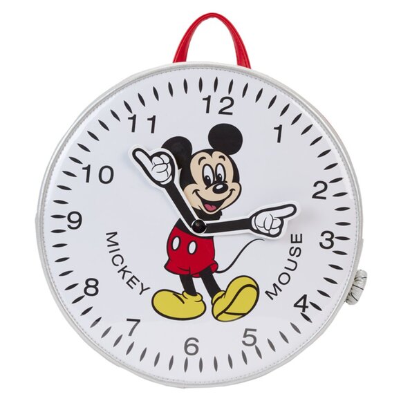 Loungefly Mickey Mouse Exclusive Vintage Watch Figural Mini Backpack - Picture 1 of 5
